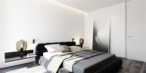 The black and white bedroom design is a classy choice. Creating A Minimalist Black And White Apartment Decorating ...