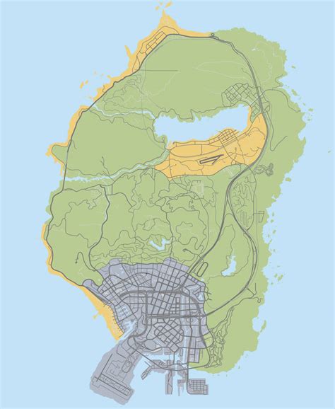 Gta 5 Map By Frostroswell On Deviantart