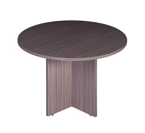 Driftwood Round Conference Table Commerce Laminate By Boss Office