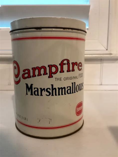 vintage campfire marshmallows borden tin replica of a 1920 16 oz 1 lb usa 15 00 picclick