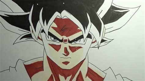 Drawing Ultra Instinct Goku Youtube