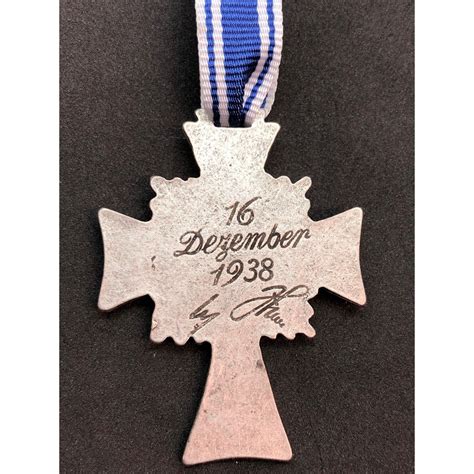 Croce D Onore Per Le Madri Tedesche - Croce D'onore Per Le Madri Tedesche Argento - War Militaria