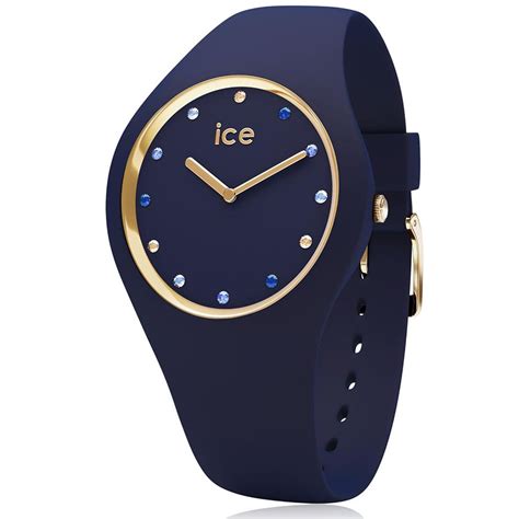 Ice Watch Ice Watch Womens Cosmos 016301 Blue Silicone Quartz