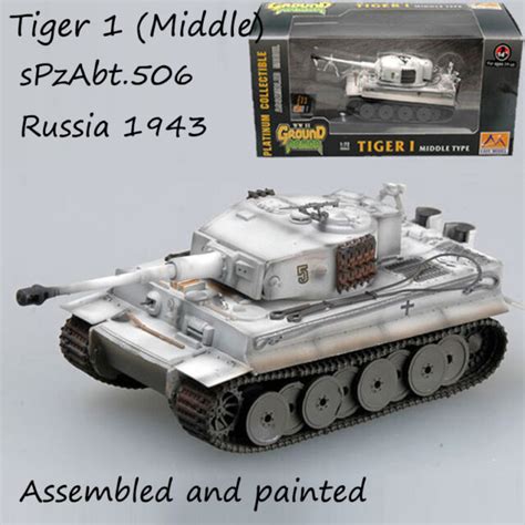 Ww2 German Tiger 1 Tank Spz Abt506 Russia 1943 No Diecast 172 Easy