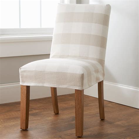 Our dining room chair slipcovers could help protect your furniture from daily tear, spills, stains and so on. Ava Slipcover Dining Chair - Shades of Light