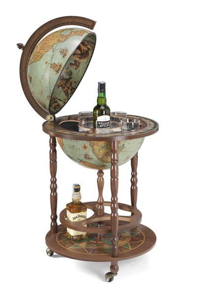 Globe Bars Floor Stand Table Top Antique Replica Modern