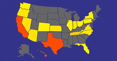 Where Have You Been In The Us Create Your Own Visited States Heat Map