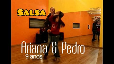 Ariana 9 Anos E Pedro Bailando Salsa Youtube
