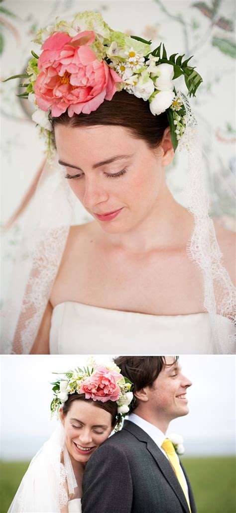 Romantic Flower Crowns Twigss Floral Studio Junebug Weddings