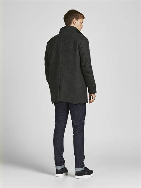 Jack And Jones Jjedunham Wool Jacket Sn 12189349 Dark Grey Melange Ab 72 78 € Preisvergleich