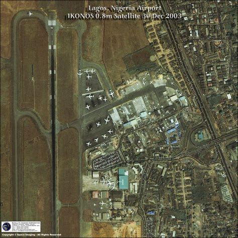 Ikonos Satellite Image Of Lagos Nigeria Satellite Imaging Corp