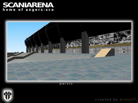 The squad overview can be embedded on the own homepage via iframe. ANGERS SCO (new stadium design) | MR.SPORT