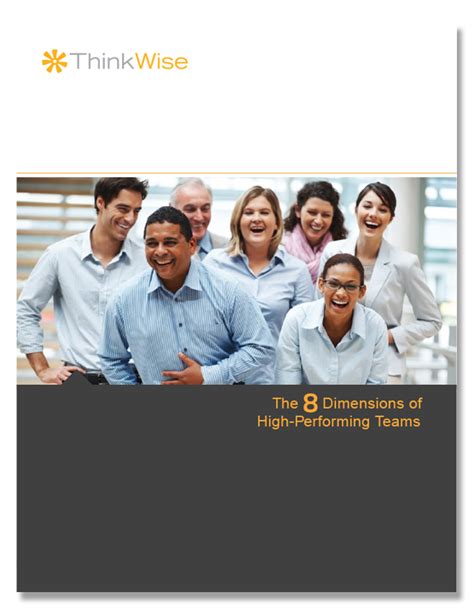 The Eight Dimensions Of High Performing Teams