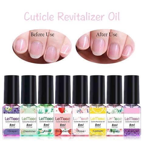 8ml Nail Cuticle Oil Transparent Revitalizer Nutrition Cuticle Oil