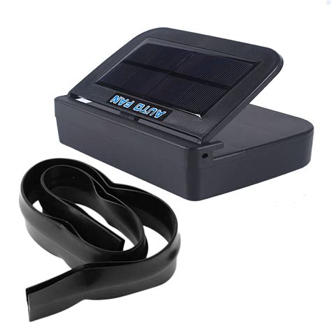 Buy Solar Powered Air Vent Cooling Fan Upgraded Car Window Windshield