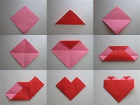 Coraz N Origami De Amor Papiroflexia Corazon Origami Paso A Paso