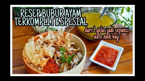 Called seasoning rujak because there are many spices besides chili, including brown sugar which is commonly used in fruit rojak sauce. RESEP BUBUR AYAM KOMPLIT KUAH KUNING - YouTube