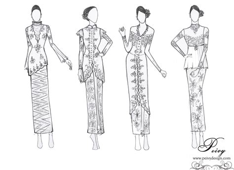 Terbaru 26 Sketsa Baju Perempuan Model Baru