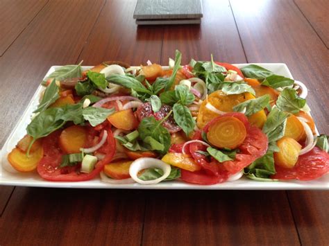 Tomato Beet Salad Recipe — Dishmaps