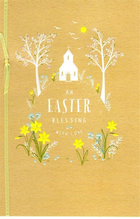 Enjoy these free easter printables. An Easter Blessing Pretty Religious Greeting Card | Cards | Love Kates