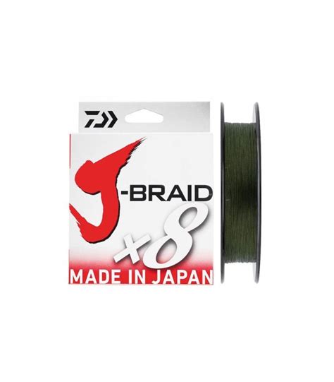DAIWA J BRAID X8 0 42MM 300M 46 5KG DARK GREEN