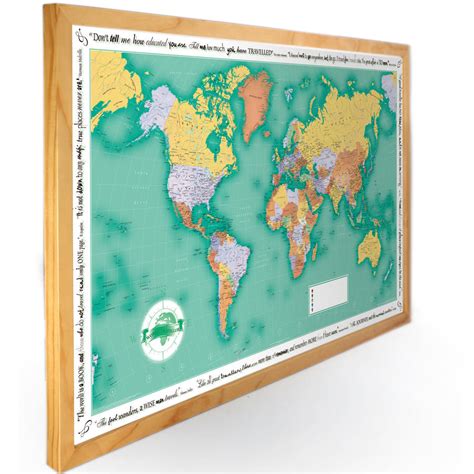 Push Pin Map Of The World World Maps