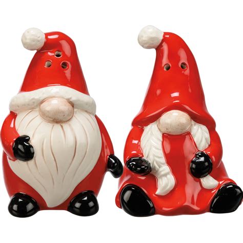 Santa Salt And Pepper Shakers Primitives By Kathy
