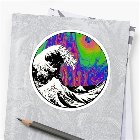 See more ideas about aesthetic, aesthetic anime, cartoon profile pictures. "Oil Slick Trippy Aesthetic Wave Tapestry" Sticker by ...