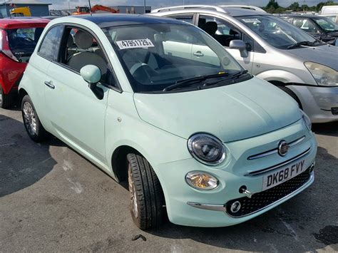 2018 Fiat 500 Lounge For Sale At Copart Uk Salvage Car Auctions