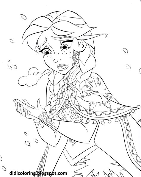 Howdy everyone , our latest update coloringsheet which your kids canhave a great time with is princess anna and kristoff from frozen coloring this below coloring sheet dimension is about 600 pixel x 900 pixel with approximate file size for around 119.50 kilobytes. Didi coloring Page: Frozen