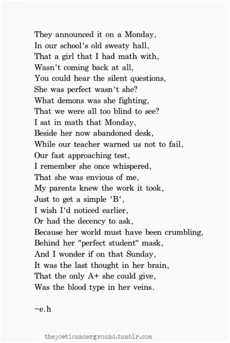 Deep Sad Poems