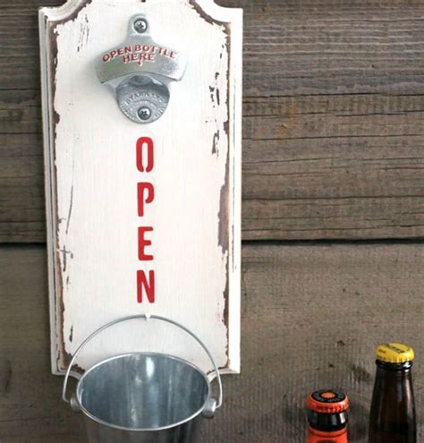 Whats A Man Cave Without A Wall Mounted Bottle Opener Diy Crafts To