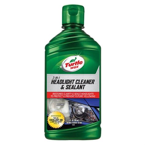 Turtle Wax T 43 2 In 1 Headlight Cleaner And Sealant 9 Oz