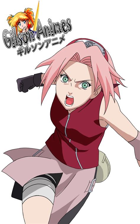 Sakura Haruno [Render By Gilson Animes] by GilsonAnimes on DeviantArt