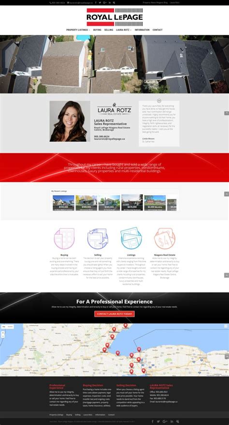 Laura Rotz Royal Lepage Niagara Checksite Websites And Seo