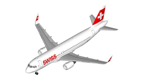 Swiss Airbus A320 Sharklets 3d Warehouse