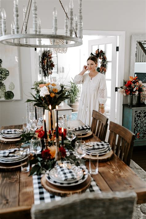 Buffalo Plaid Thanksgiving Tablescape Kbstyled