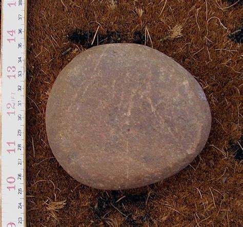 Authentic American Indian Stone Mano Artifact Archaic 3500 Bp From