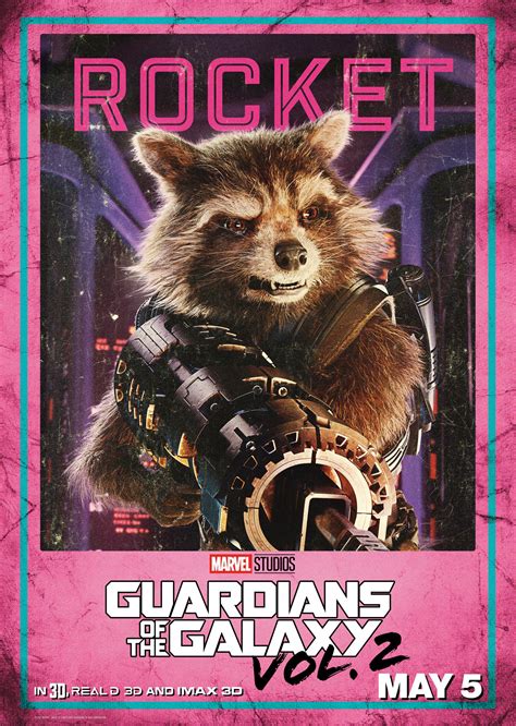 Guardians of the Galaxy Vol. 2 Rocket poster - blackfilm.com/read