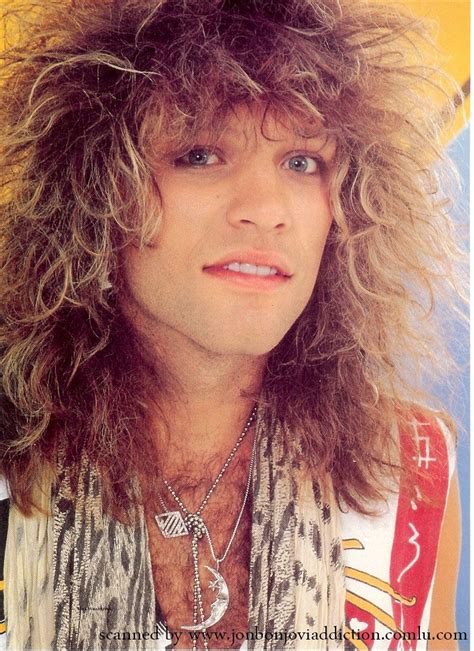 Jon Bon Jovi 80s Hair