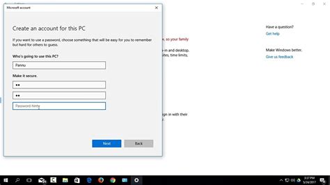 How To Create A New User Local Account On Windows 10 Youtube