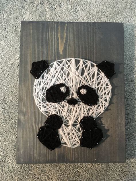 Image Result For Cartoon Baby Animals String Art Panda Craft String