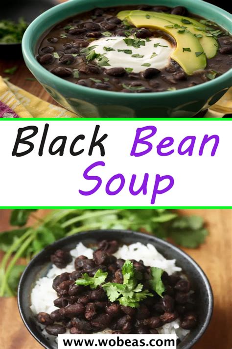 This is very famous like the nigerian jollof rice, green soup but it is prepared differently. Black Bean Soup | Black bean soup, Bean soup, Recipes