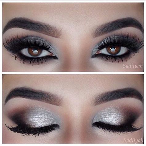 Silver Smokey Eyes Smokey Eye Makeup Makeup Pictures Makeup