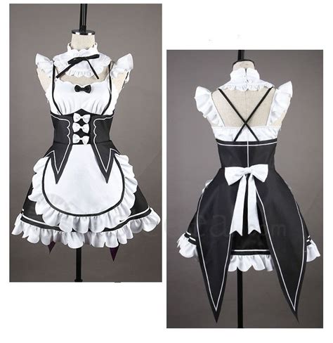 re zero kara hajimeru isekai seikatsu twins rem ram maid cosplay costumes cosplay outfits