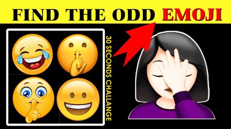 Find The Odd Emoji Can You Find The Odd Emoji Find The Odd Emoji