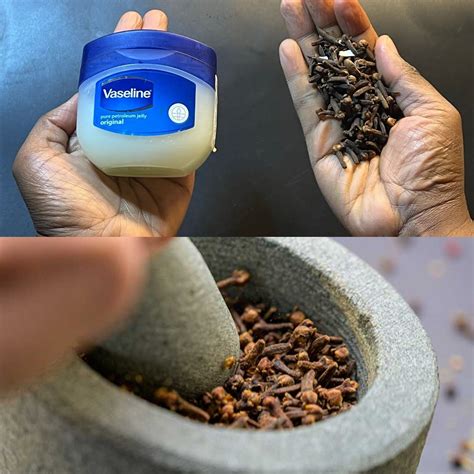 A Surprising Duo: Vaseline and Cloves for an Unexpected Twist