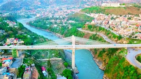 🏞muzaffarabad Capital Of Azad Kashmir Footage With Drone 2018 Youtube