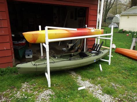 Diy Canoe Rack Quests Wood Boat Hull Construction Zoom