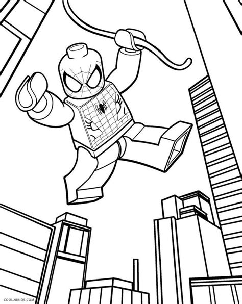 Top 20 spiderman coloring pages printable source : Coloriage Lego Spiderman Dessin gratuit à imprimer